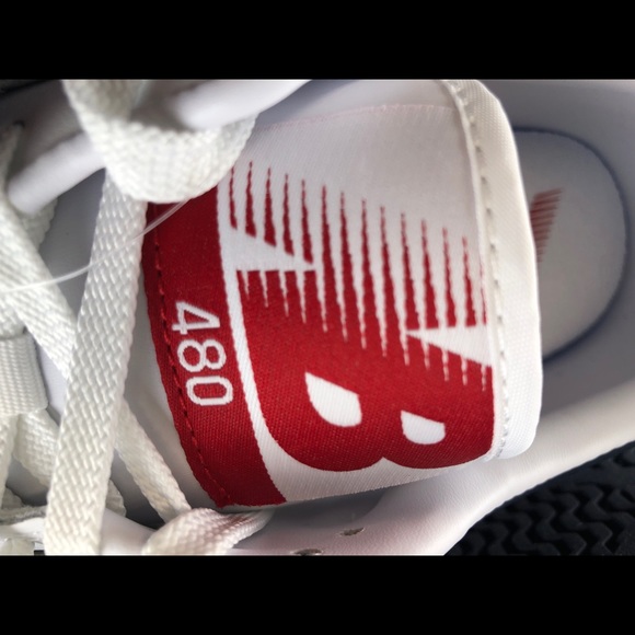 NEW Balance 480 BB480LWG White Navy Red Low 990 991 550 650 Harlow DS - Picture 10 of 13